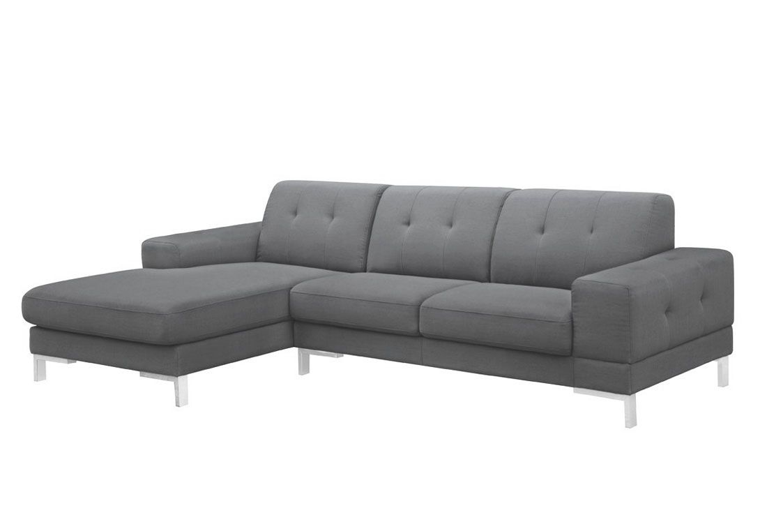 Vanda Grey Sectional Facing Left Side