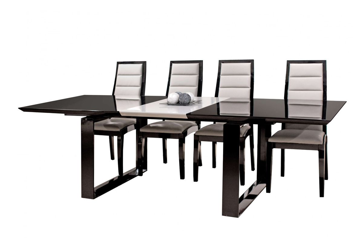 Vanguard Black Lacquer Dining Table