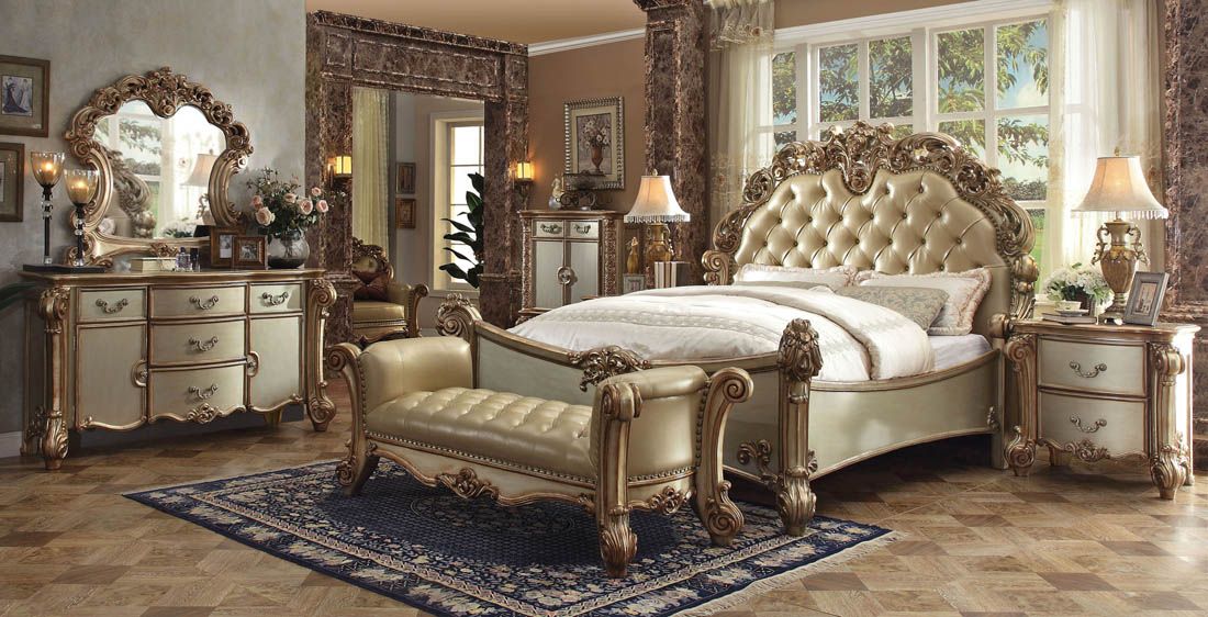Vendome Patina Gold Bedroom Collection