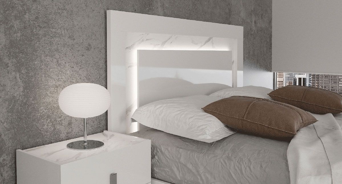 Venere Marble Headboard With LED Light