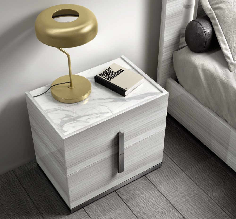 Venere Grey Finish Night Stand