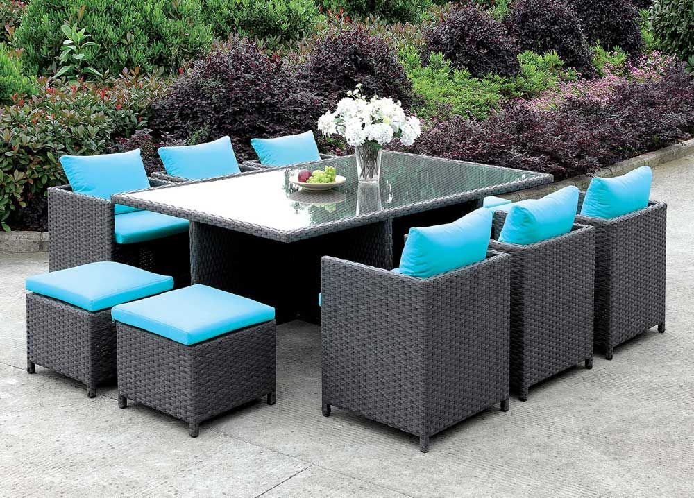 Ventura 11-Piece Outdoor Dining Table Set