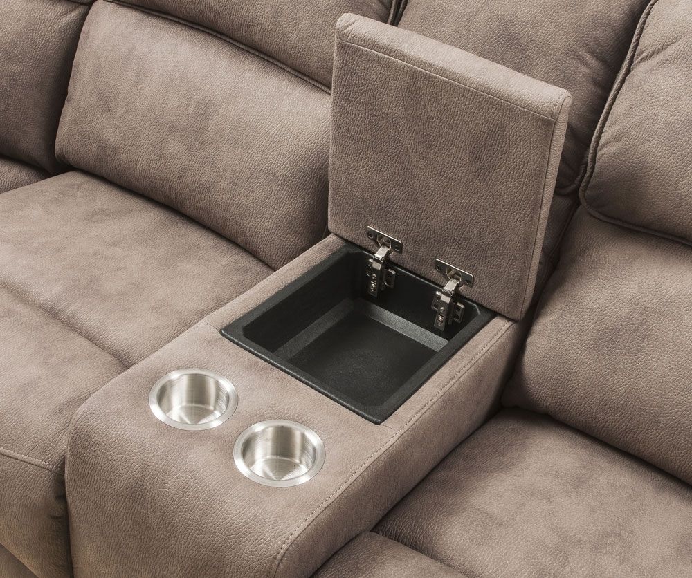 Vera Recliner Sectional Storage Console