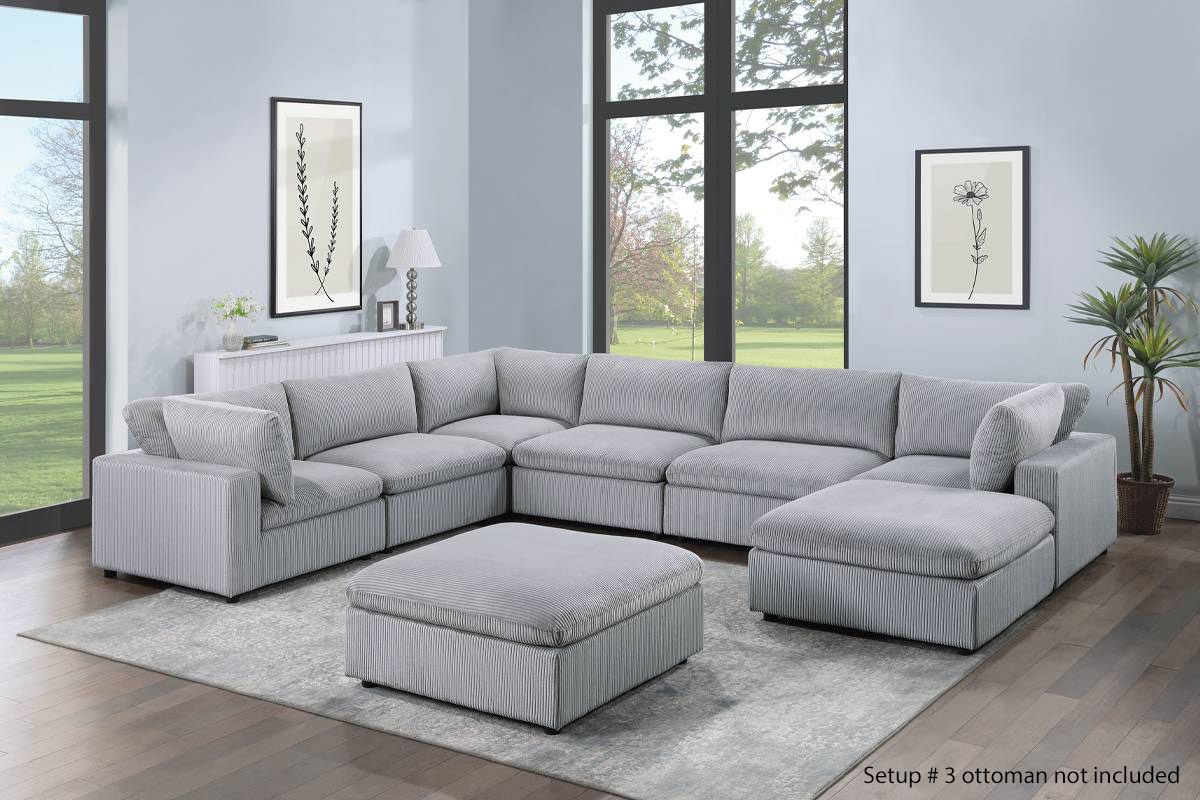 Verdal Modular Sectional Setup 3