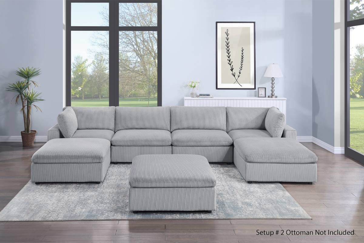 Verdal Modular Sectional Setup 2