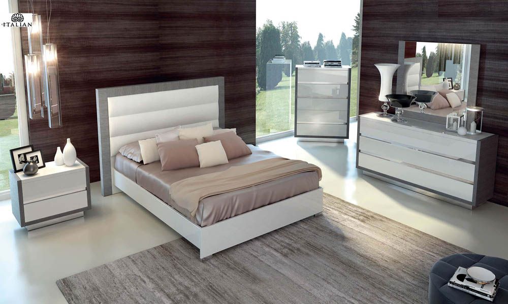 Vicetia Modern Platform Bed Collection