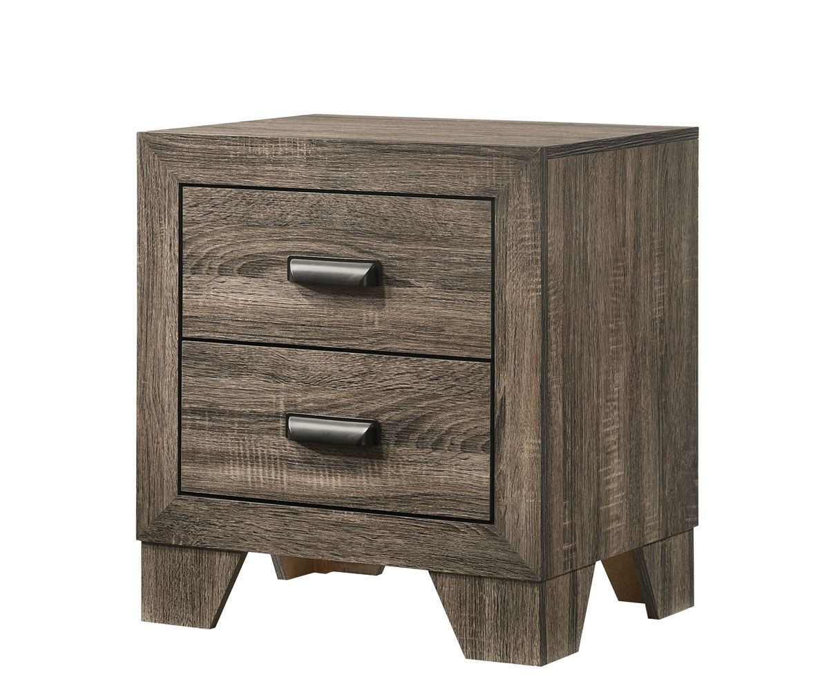 Vicky Rustic Taupe Finish Night Stand