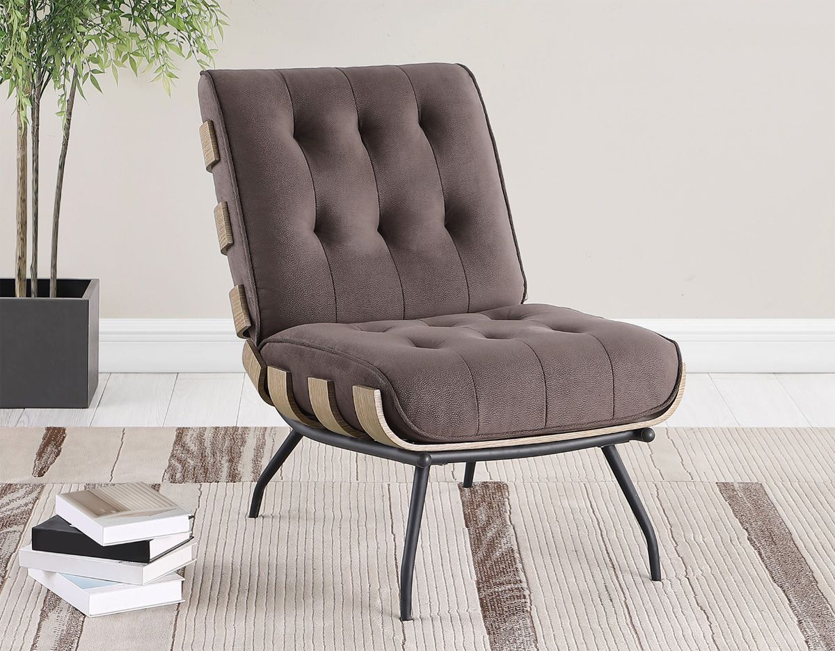 Vico Dark Brown Accent Chair