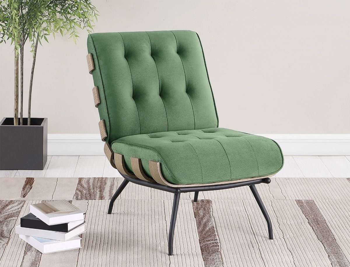 Vico Green Accent Chair