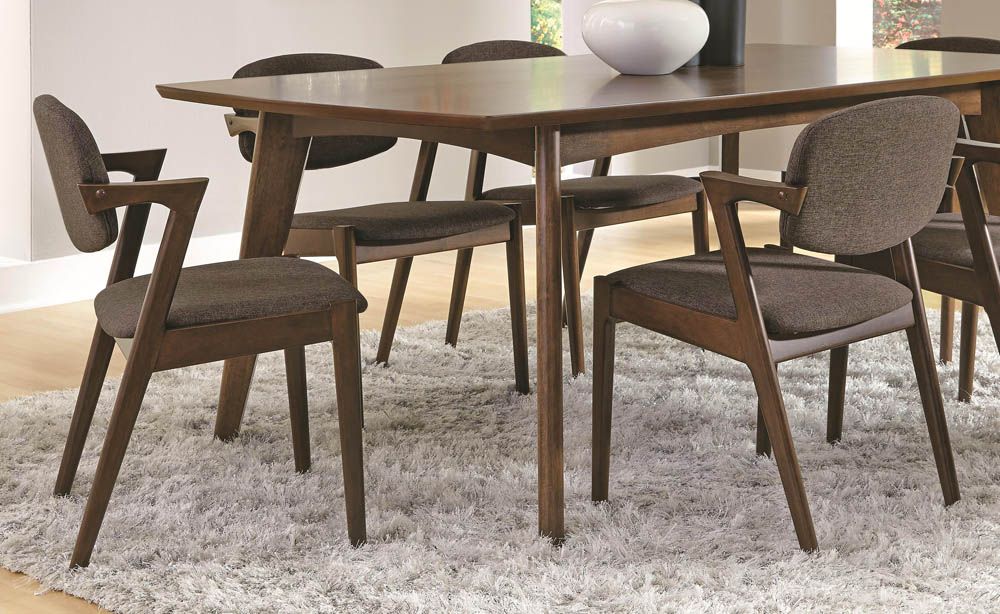 Victoria Dining Table Closeup,Victoria Contemporary Style Dining Table Set