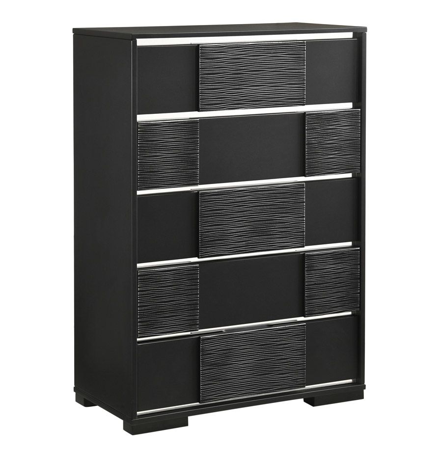 Vidal Black Finish Chest