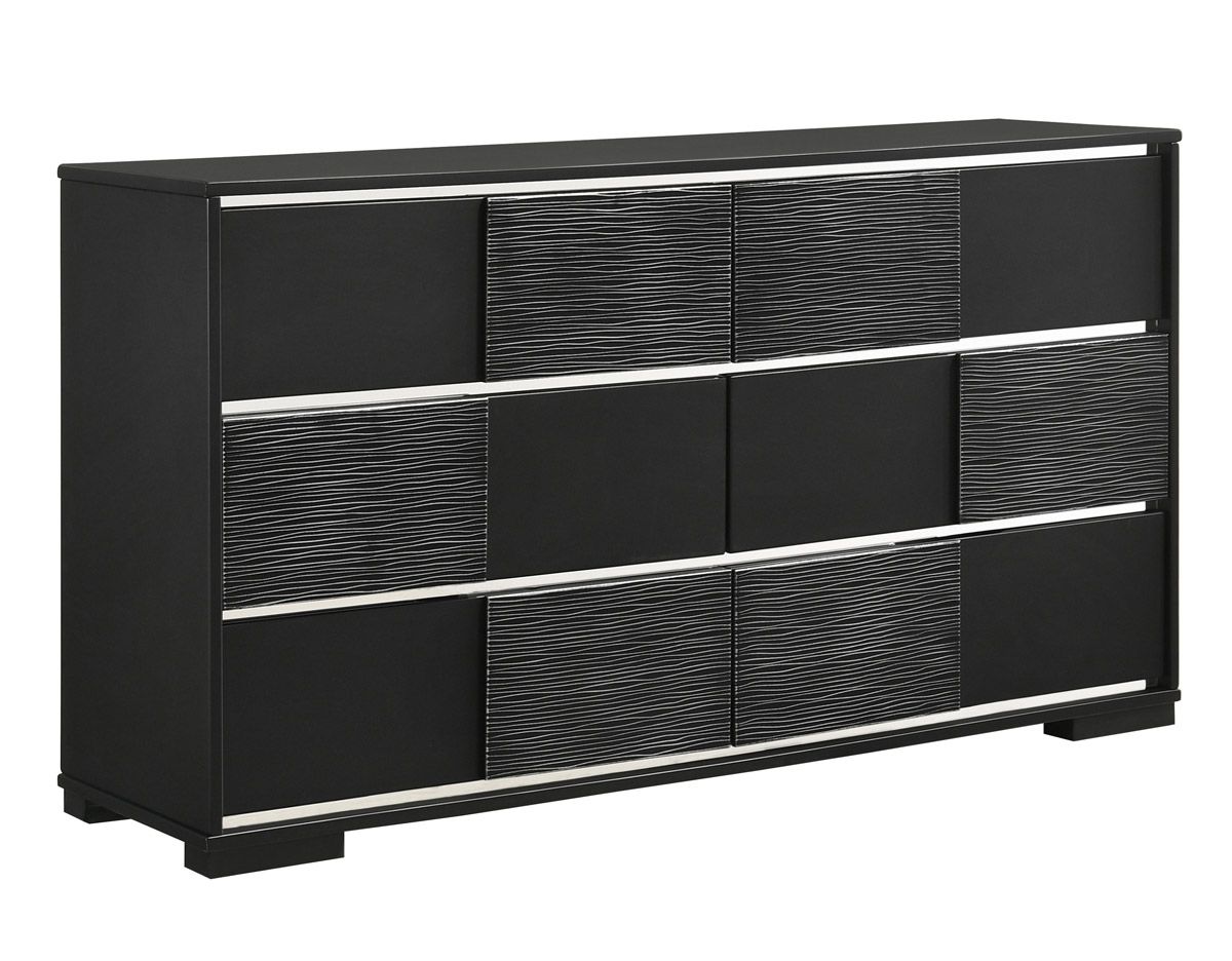 Vidal Black Finish Dresser