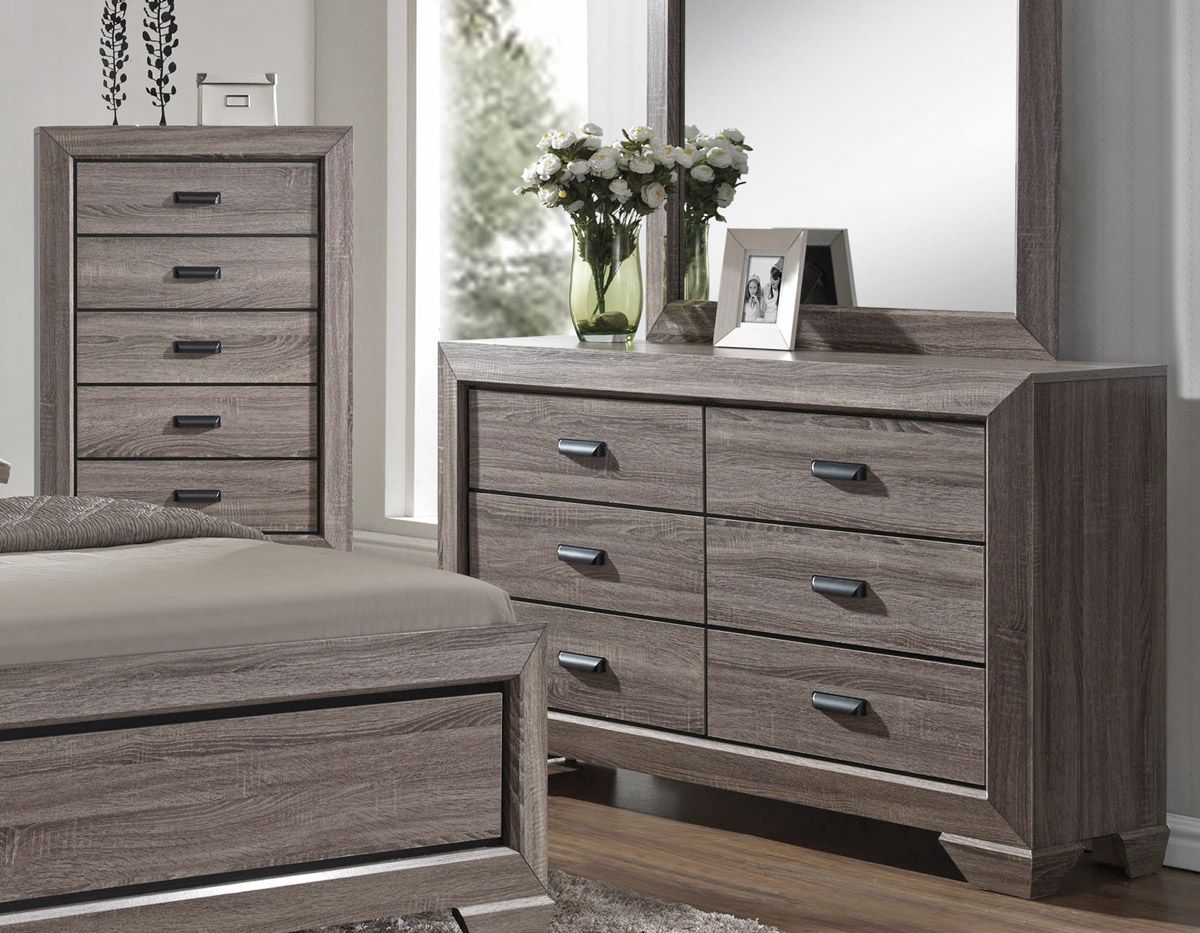 Vincent Rustic Finish Dresser