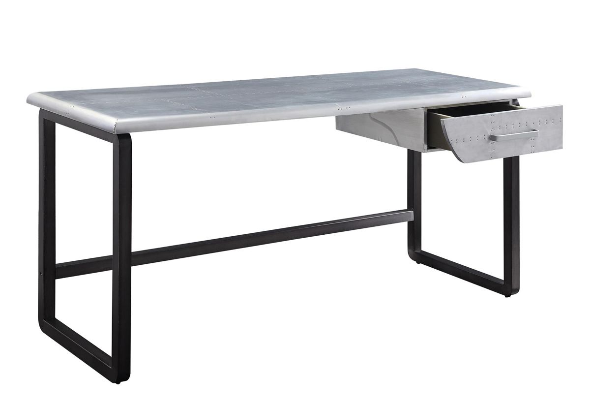 Vincenzo Aluminum Office Desk