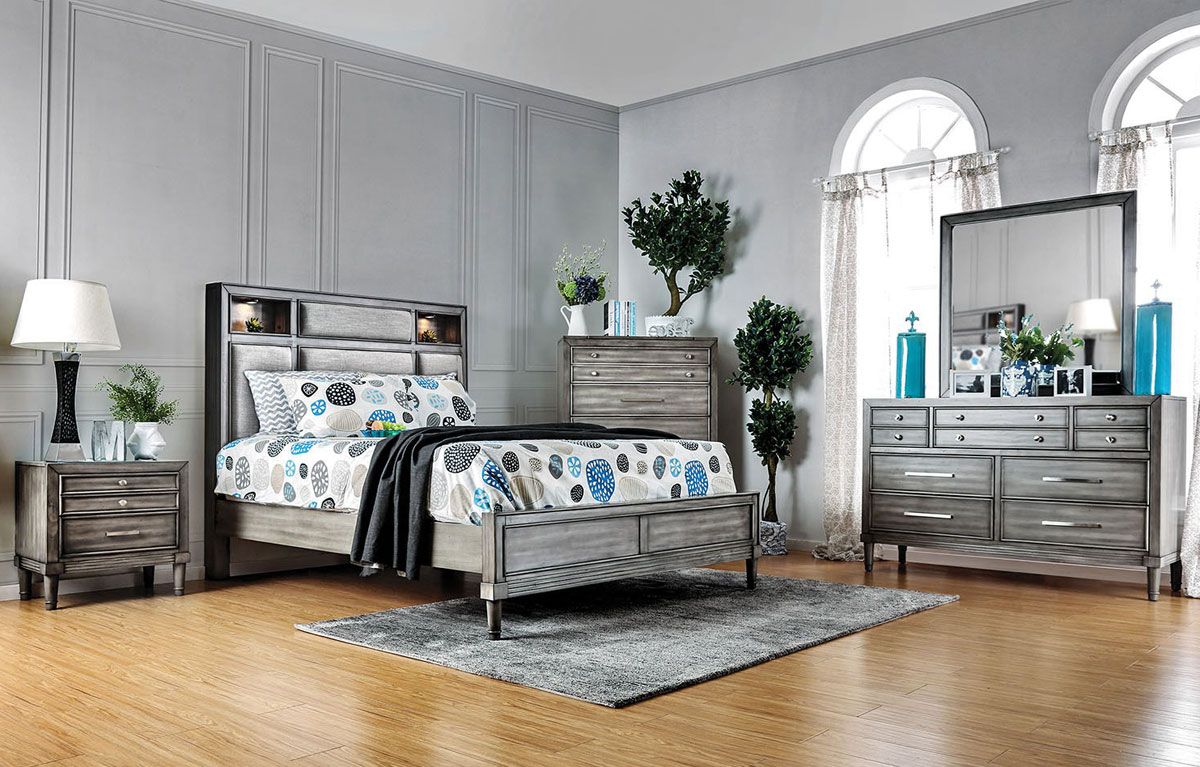 Vine Transitional Style Bedroom Collection