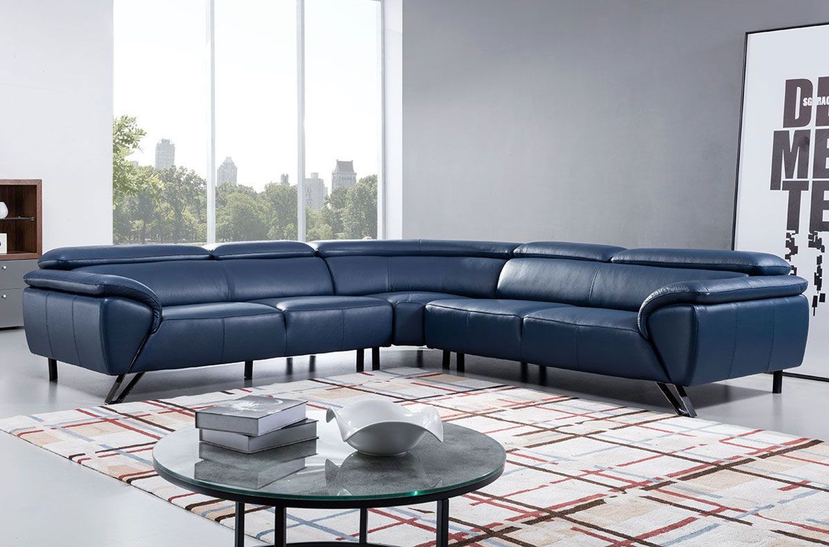 Vinn Navy Modern Sectional