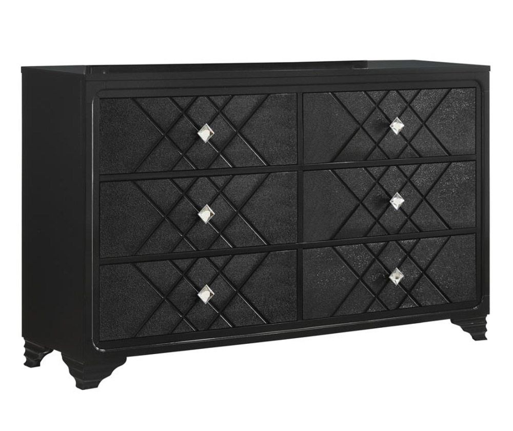 Vista Black Finish Dresser