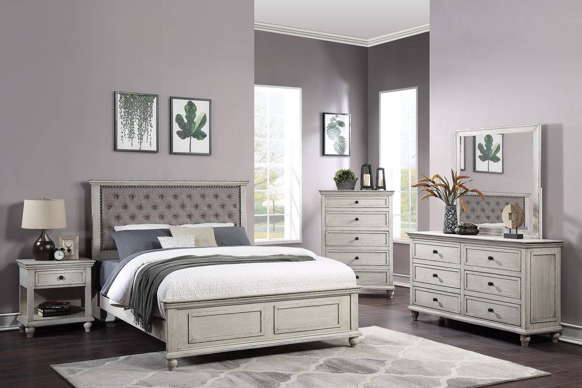 Volda Rustic Finish Bedroom Collection