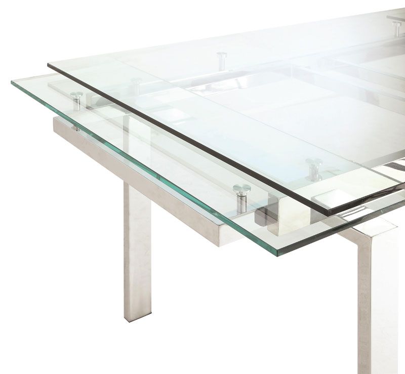 Waller Modern Table Extension,Waller Extendable Modern Table,Waller Modern Table Open Leaf