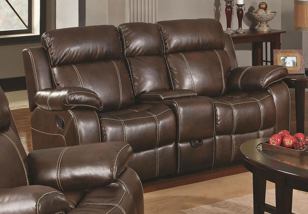 Walter Rocker Recliner Love Seat With Console