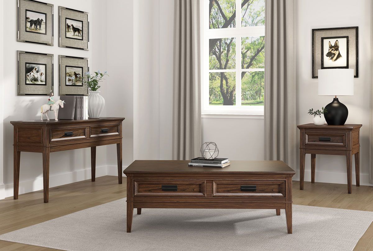 Waltz Coffee Table With Drawers