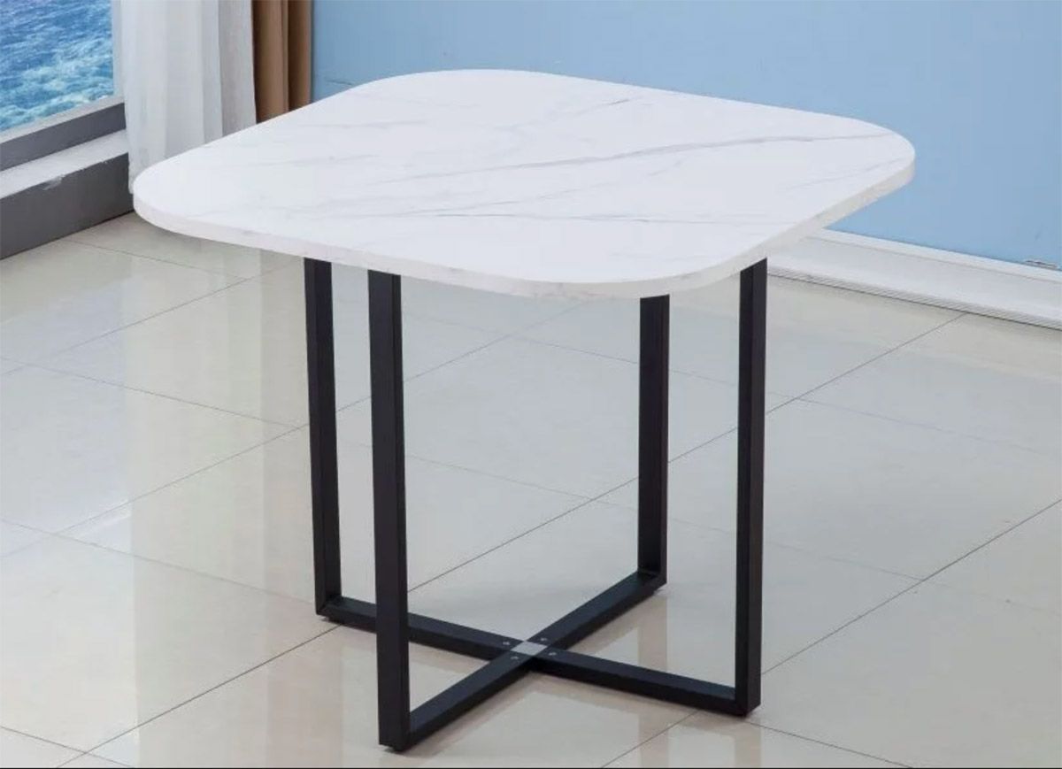 Watt Faux Marble Top Dining Table