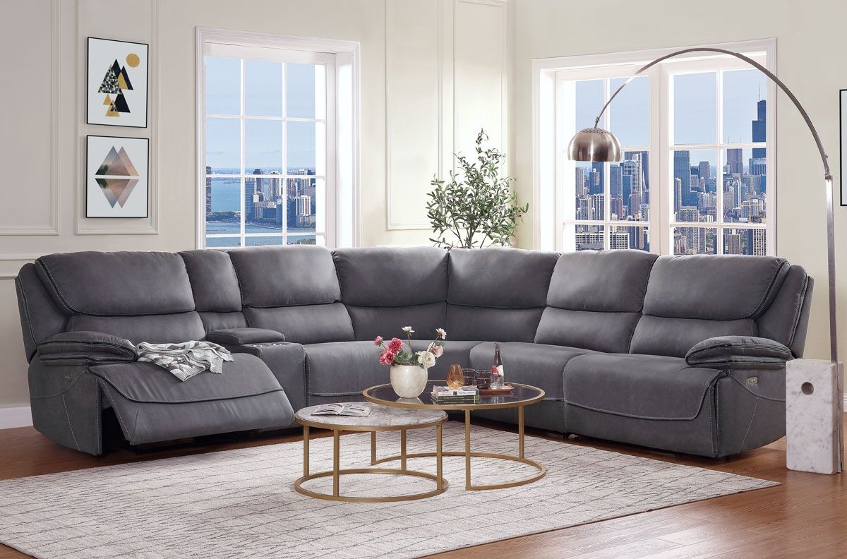 Wesley Modern Power Recliner Sectional