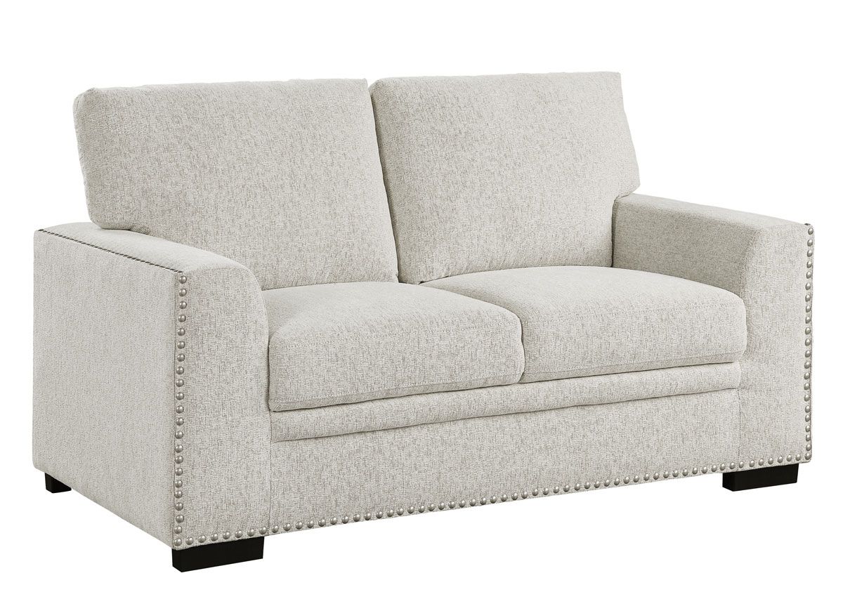 Willex Beige Chenille Loveseat