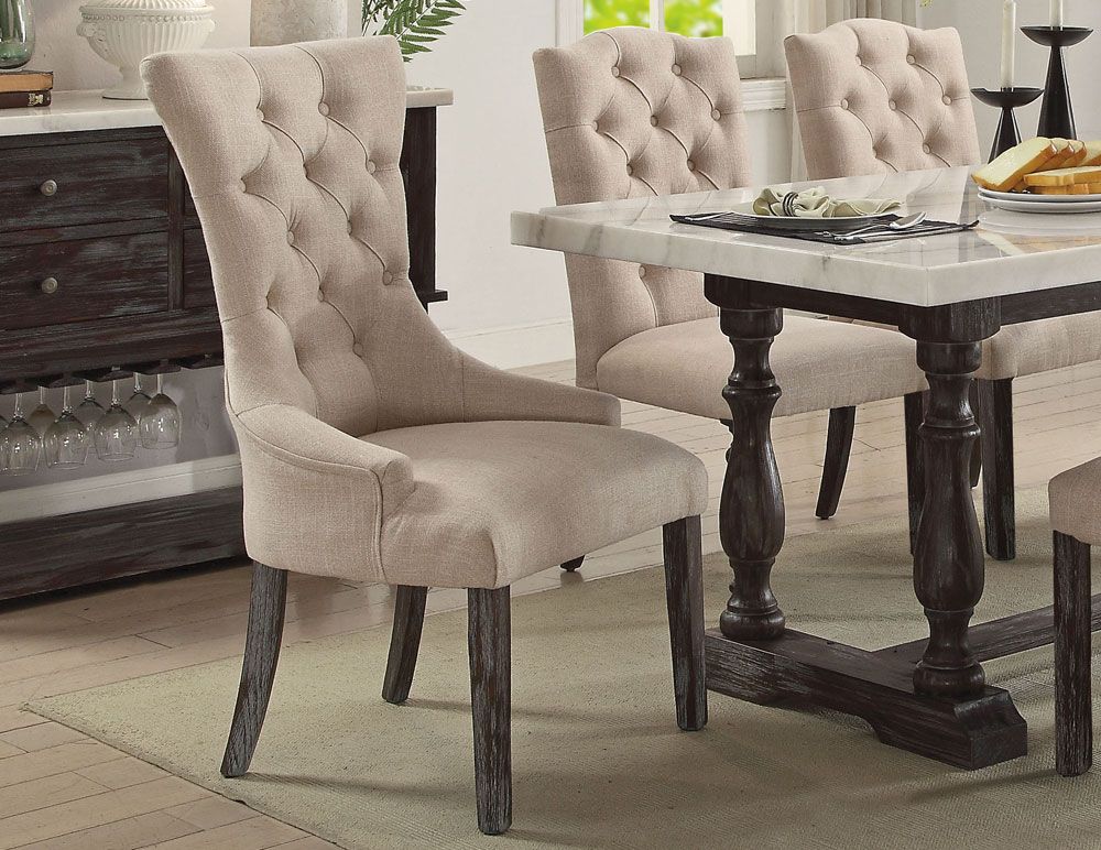 Wilma Tufted Fabric Chairs