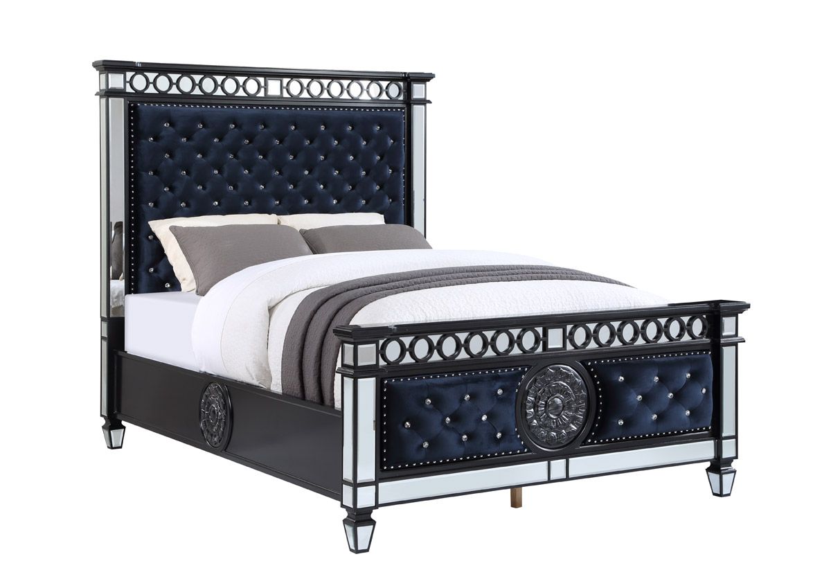 Wrentham Black Finish Bed