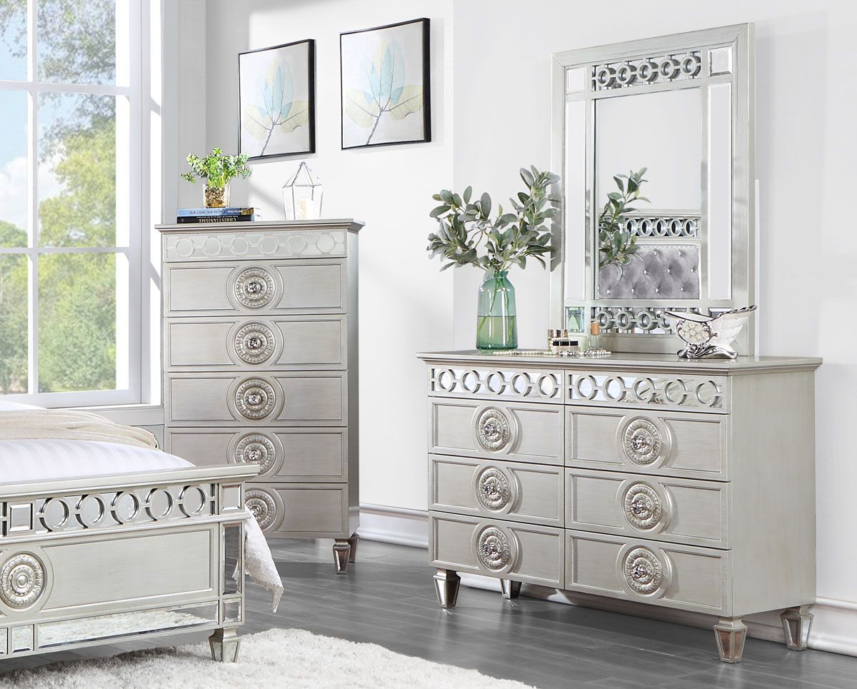 Wrentham Silver Bedroom Dresser