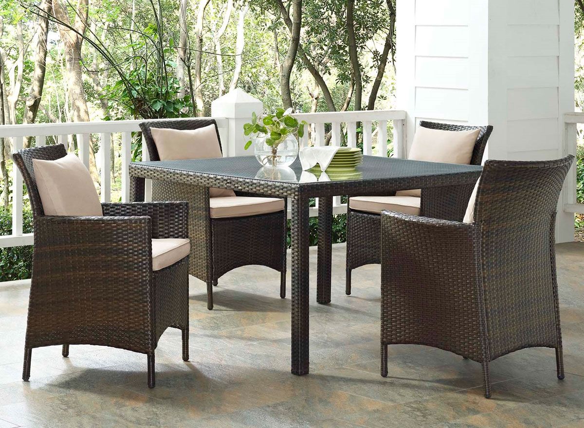 Xavier 5-Piece Patio Dining Table Set