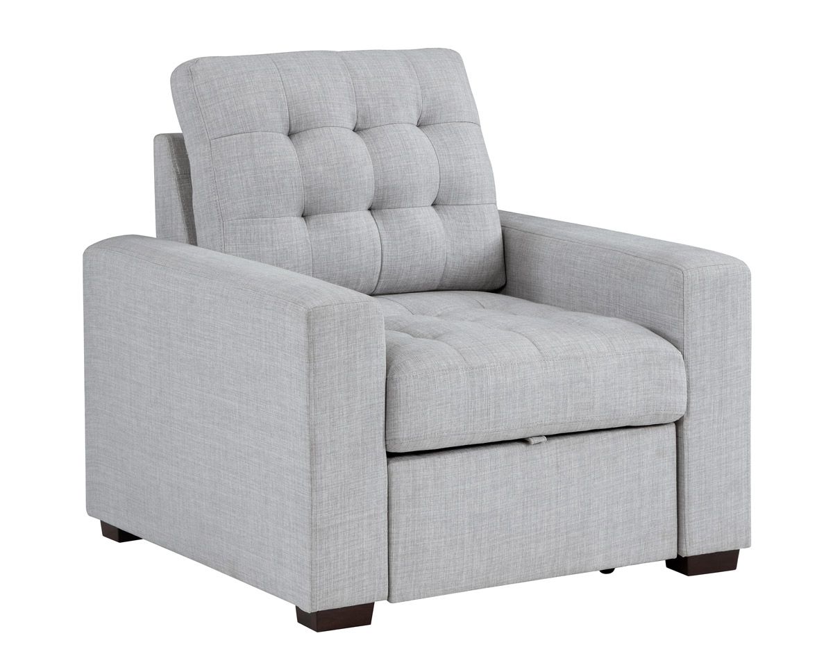 Zenas Light Grey Arm Chair