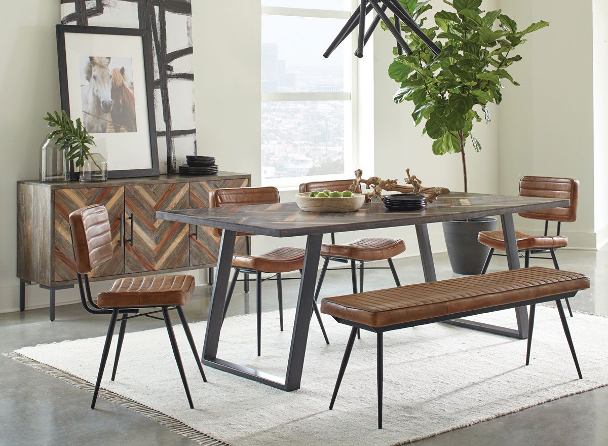 Zenith Solid Wood Dining Table Set