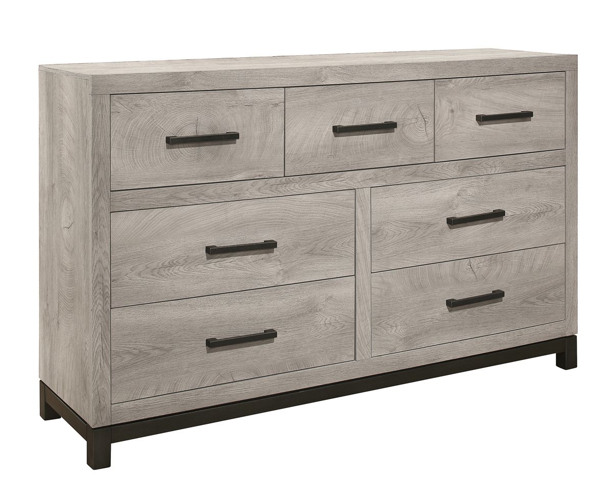 Zepur Rustic Grey Finish Dresser