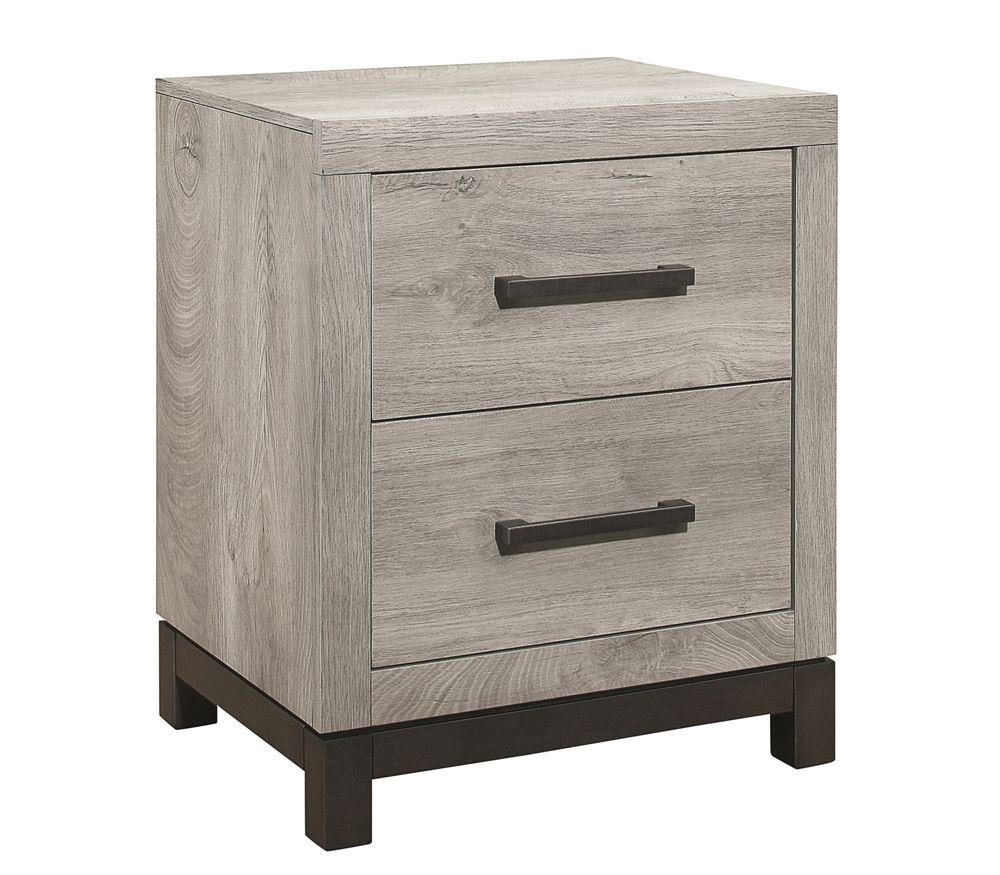 Zepur Rustic Grey Night Stand
