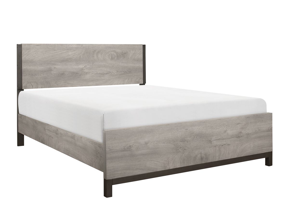 Zepur Grey Finish Bed