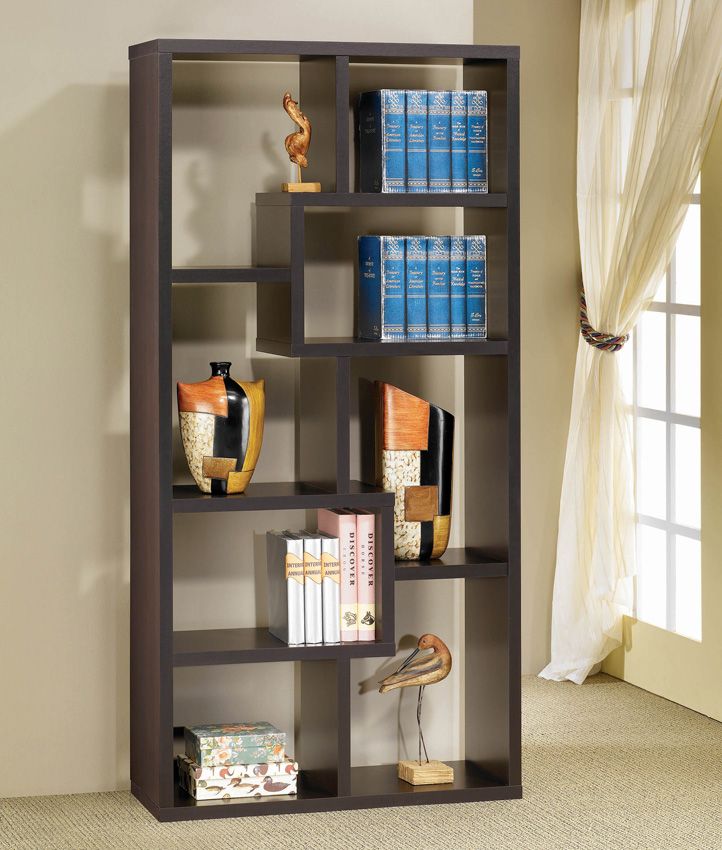 Zeus Cappuccino Bookcase Display