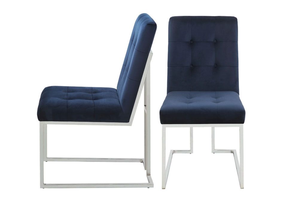 Zuri Blue Dining Chairs,Zuri Modern Dining Table Set