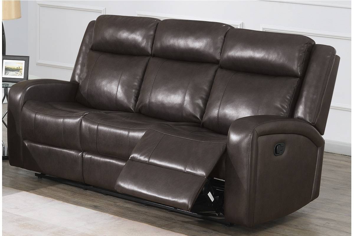 Pavilion Dark Brown Leather Recliner Sofa, Dark Brown Leather Chair Recliner