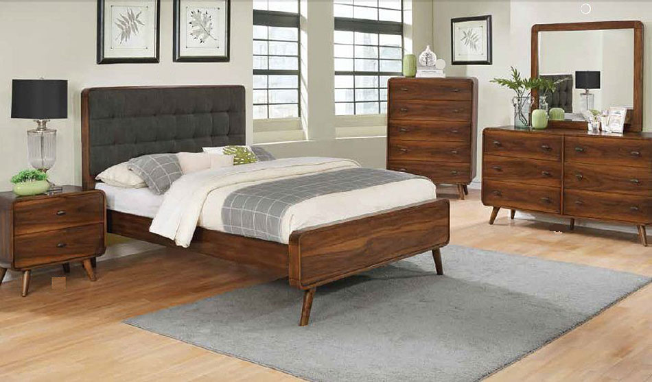 mid century modern bedroom set